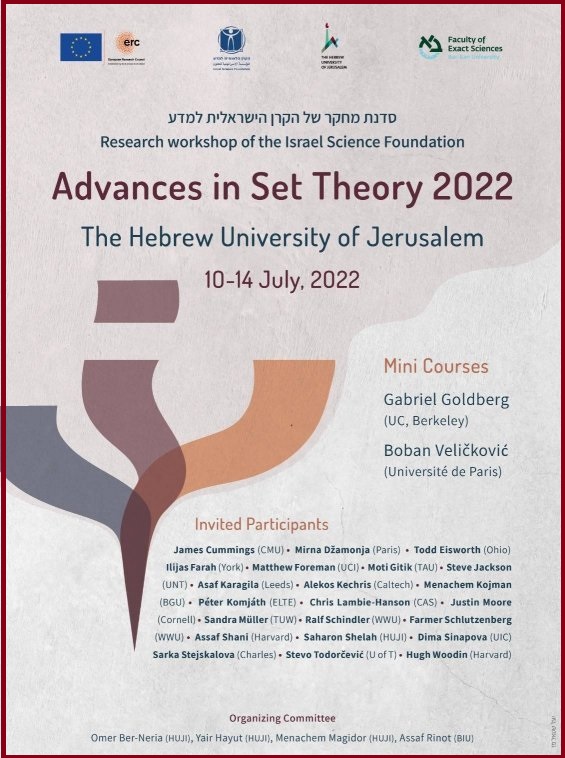 Advances in Set Theory 2022